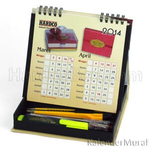 Kalender Meja Model Box